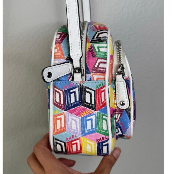 Karl Lagerfeld Valette Multicolored Crossbody Handbag - Picture 11 of 11